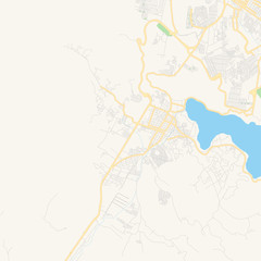Empty vector map of Amatitlán, Guatemala