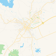 Empty vector map of Pinar del Río, Cuba