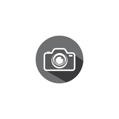 Camera logo template vector icon illustation