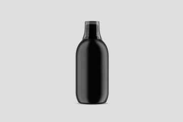 Cosmetic Plastic Bottle. Liquid container for gel, lotion, cream, shampoo,