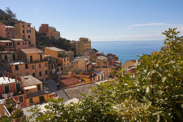 Obraz premium Village of the Cinque Terre, Italy