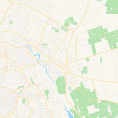 Fototapeta na wymiar Empty vector map of Croix-des-Bouquets, Ouest, Haiti