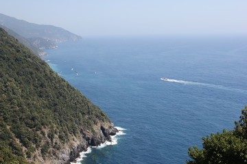 Ligurian sea, Cinque Terre (Five Lands) Seaside, Italy