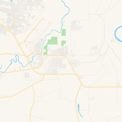 Empty vector map of La Lima, Cortés, Honduras