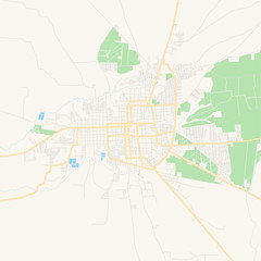 Empty vector map of León, Nicaragua
