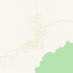 Empty vector map of Matagalpa, Nicaragua
