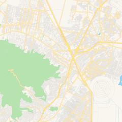 Empty vector map of Ecatepec, Mexico