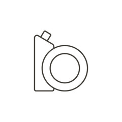 Cleaning dishes, cleaning solution vector icon. Simple element illustration from UI concept.