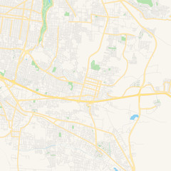 Empty vector map of Tonalá, Jalisco, Mexico