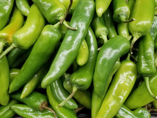 Peppers at a Produce Stand