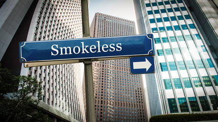 Street Sign to Smokeless