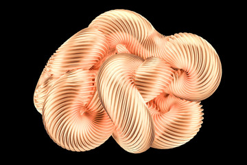 Beautiful golden background. 3d illustration, 3d rendering.