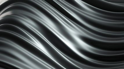 Beautiful luxury metallic background. 3d illustration, 3d rendering.
