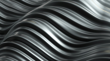 Beautiful luxury metallic background. 3d illustration, 3d rendering.