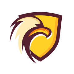 Naklejka premium Eagle Shield Logo