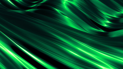 Beautiful green turquoise background. 3d illustration, 3d rendering.