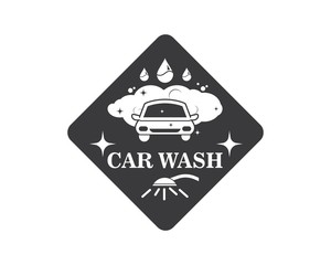 carwash icon logo vector illustration