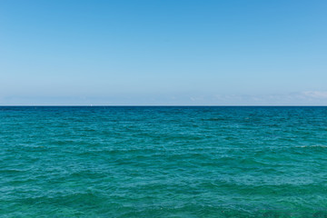 Water ocean background. Clear azur ripple aqua texture