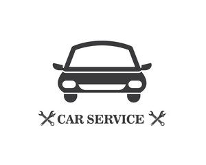 car service logo icon vector illustration