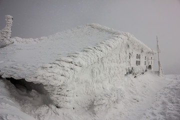  Ice house at meteorological station