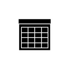 Calendar Icon in trendy flat style isolated on grey background. Calendar symbol for your web site design, logo, app, UI. Vector illustration, EPS10.