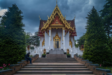 Fototapeta premium Buddhapadipa Buddhist Temple in Wimbledon, London