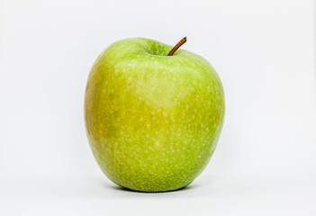 Fresh green apple isolated