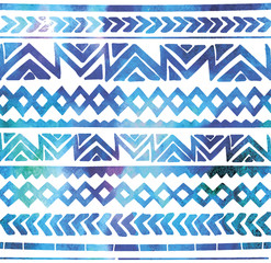 Seamless ethnic pattern. Arrows, triangles, points. Mexican, African pattern. Stylish abstract background.