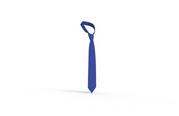 Tie Modern Accessories 3D Rendering