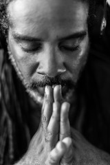Man in Prayer and Meditation