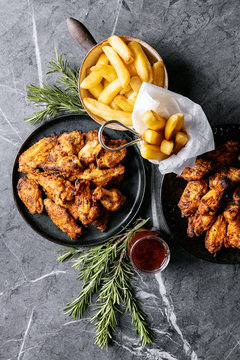 Fried drum stick chicken legs