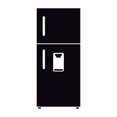 fridge black icon simbol vector