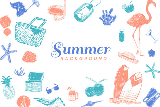 Tropical summer background