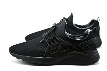 Sport shoes on white background