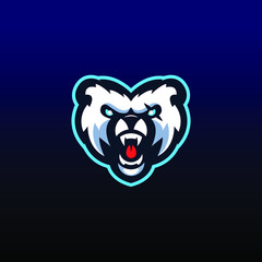 Bear eSports mascot logo