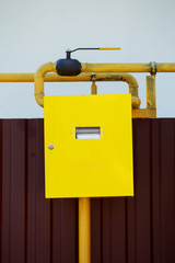 gas meters on the street