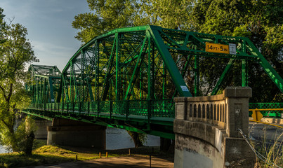 Fototapeta premium Guy West Pedestrian Bridge over American River