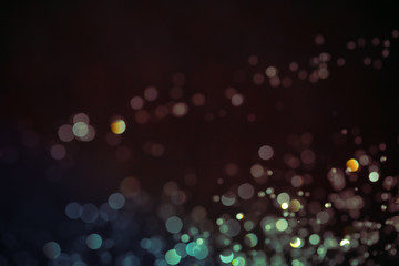 Abstract bokeh  texture on black