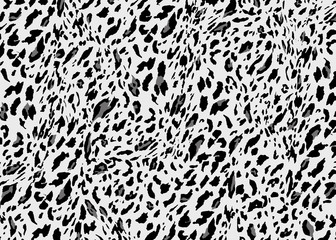 Leopard skin pattern design. Leopard print vector illustration background. Wildlife fur skin design illustration for print, web, home decor, fashion, surface, graphic design