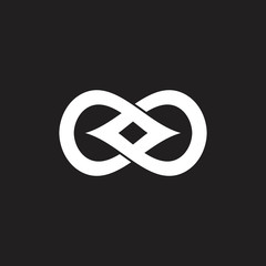 Obraz premium linked curves design logo vector