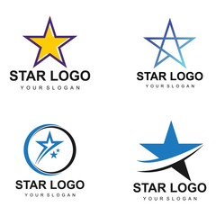 STAR LOGO TEMPLATE DESIGN VECTOR