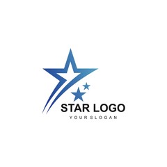 STAR LOGO TEMPLATE DESIGN VECTOR