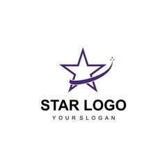 STAR LOGO TEMPLATE DESIGN VECTOR