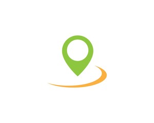 Location point Logo vector