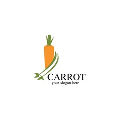 Carrot Logo Template Design Vector