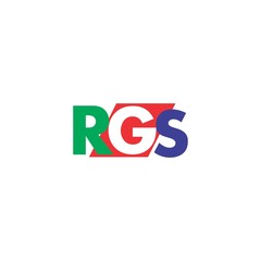 letter rgs symbol logo vector