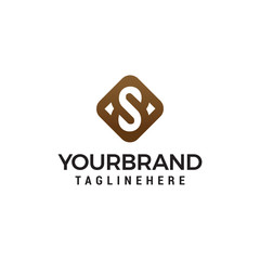luxury initial letter S Symbol Logo Template