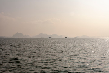 Cruising on Halong bay in Vietnam
