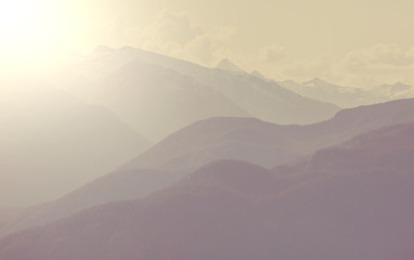 Mountains in Canada