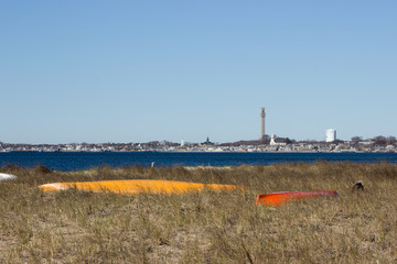 Boat on the beach near Provincetown